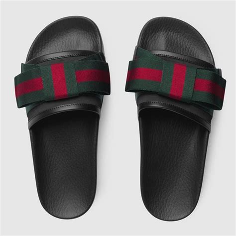 gucci slides bow replica|vintage gucci slides.